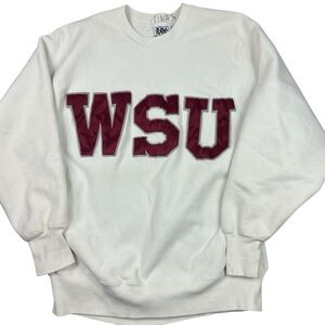 Vintage Washington State Cougars reverse weave style crewneck USA made SZ large